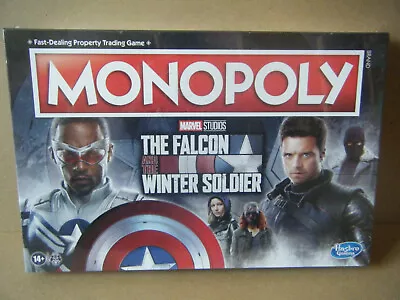  MONOPOLY THE FALCON AND THE WINTER SOLDIER  Property Game. Hasbro 2021. Sealed • £12.99