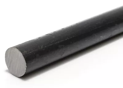 16mm Black Mild Steel Metal Round Rod Solid Bar 1m Length • £8