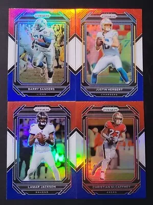 2022 Prizm Football RED WHITE BLUE PRIZMS 1-250 You Pick The Card • $3.50