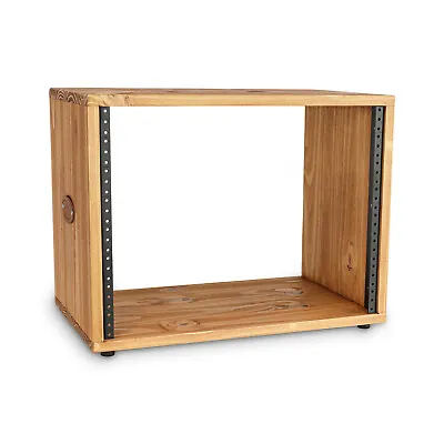 Sanctus Sound 8U Desktop Studio Rack 12  Deep In Pine • £322.10