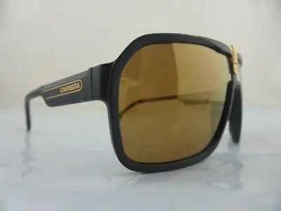 Carrera Sunglasses 1014/S 146 K1 Matte Black Gold - Gold Mirror Lens In Hardcase • $129