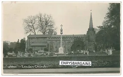 Lexden Church Colchester Essex. RP Postcard. Postally Used 1932. • £2