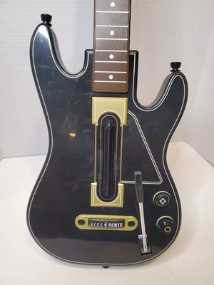 $14.99 • Buy Activision Guitar Hero Wireless Controller Xbox 360 PS3 Black Gold - No Dongle 