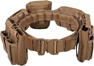 BOMTURN Battle Belt Tactical Belts Men: Upgrade Extended Duty Belts Law Enforcem • $62.96