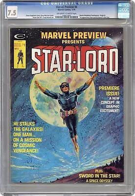 Marvel Preview #4 CGC 7.5 1976 1568515001 1st App. And Origin Star-Lord • $290