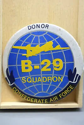 B-29 Squadron Confederate Air Force Donor Pin 3  Diameter • $7.99