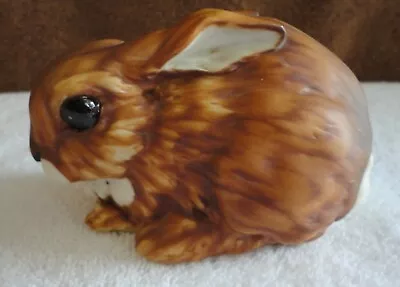 Vintage Brown Bisque Bunny Rabbit Figurine Kaiser Germany #518 Excellent Cond • $19.95