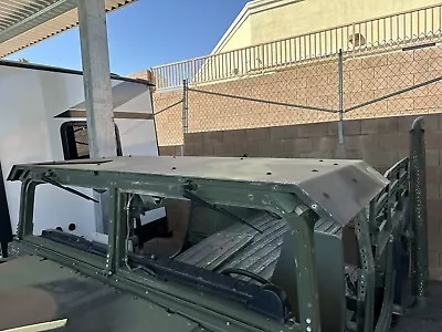 Hmmwv Humvee 2 Man OEM HardTop. Includes Frt Windshield Frame B Pillar Supports • $2000