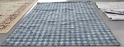 GREY / BLUE 10' X 14' Flaw In Rug Reduced Price 1172741040 ABT626F-10 • $417