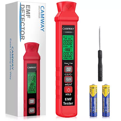 EMF Meter Digital Electromagnetic Field Radiation Detector Handheld LCD Test • $25.95