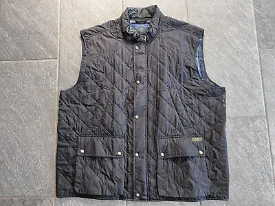 Ralph Lauren Polo Club Vest Mens 3XB/3G Black Iconic Hunting Quilted Blanket • $50