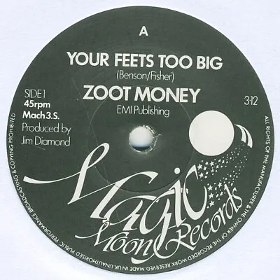Zoot Money - Your Feets Too Big (7  Single) • £8.49