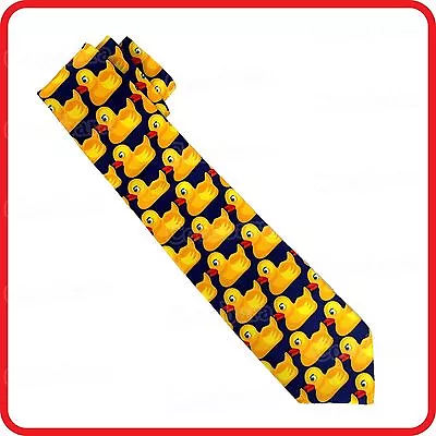 Cute Yellow Duck Duckling Ducks Ducky Duckie Necktie Tie-costume-party-cosplay • $8.41