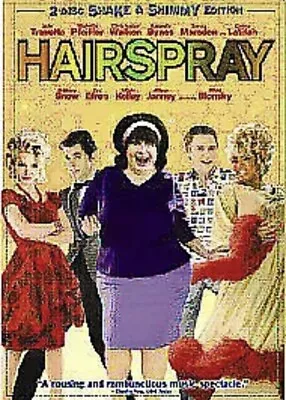 Hairspray (2007) 2xDVD Shake & Shimmy Edition & Inlay Included NO CASE Free P&P • £1.97