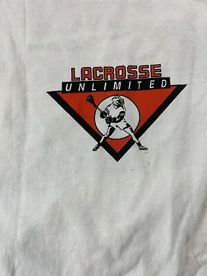 Lacrosse Mens Unlimited Short Sleeve T-Shirt Large Vintage Delta • $14.97