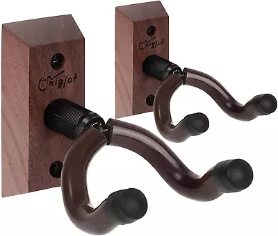 Guitar Wall Mount 2 Pack Guitar Wall Hanger Guitar Hanger Wall Hook Holder Sta • $12.98