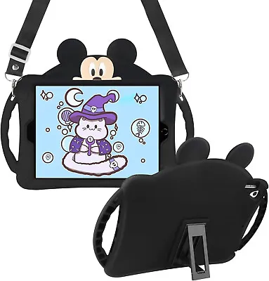 Disney Mickey Mouse IPad Air 2 5th 6th Generation Case Kids 9.7  Cute Kickstand • £19.99