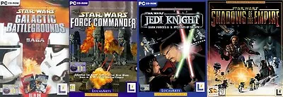 £29.99 • Buy Star Wars Galactic Battlegrounds Saga&force Commander&dark Forces&shadows Empire