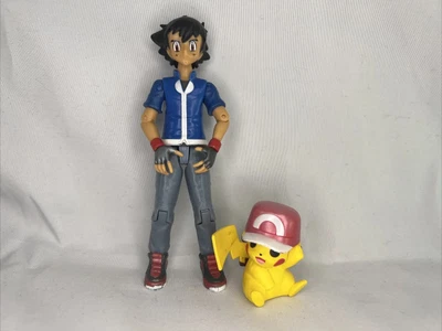 £14.99 • Buy Pokemon Ash & Pikachu Hat Figure 20th Anniversary Figures 2016 Tomy UK