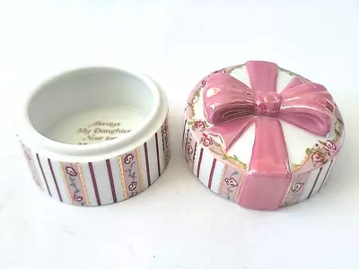 Ardleigh Elliott “Always My Daughter” Porcelain Music Box Jewelry Trinket • $18.99