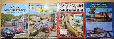 4 Magazines Model Railroader N Scale Railroading Atlas Nine N Scale Railroads ++ • $6