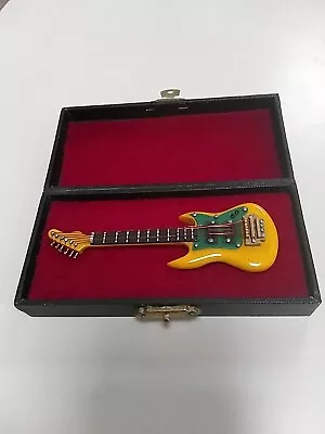 Miniature Strat Guitar With Case (Ornament Or Display) • $16