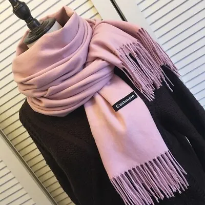 £12.98 • Buy Cashmere Scarf Wool Blend Shawl Ladies Soft Large Thick Warm Luxury Wrap Scarves