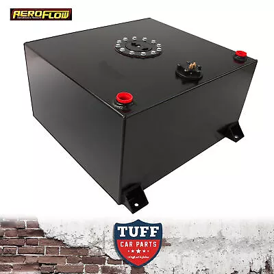 Aeroflow 57lt Anodized Black Baffled Fuel Cell With Sump & Sender AF85-2150ASBLK • $609.50