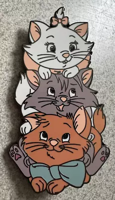 Pin The Aristocats 3 Kittens 3  Jumbo Fantasy Marie Toulouse Berlioz Cats  • $17.99