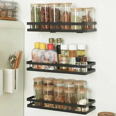 Spice Herb Jar Rack Holder For Kitchen Door Cupboard Storage Wall Mounted UK • £5.19