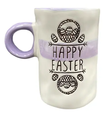2018 I Love It Lavender Purple & Ivory Happy Easter Baskets 16 Oz Mug • $16