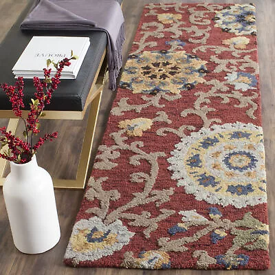 Safavieh Blossom RED / MULTI Area Rug BLM401C • $84