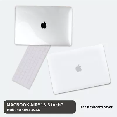 Clear Hard Case Cover Apple MacBook Air 13.3  A1932 A2337 2018-(2020 M1) • $16.51