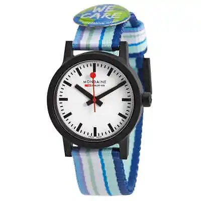 Mondaine Essence Quartz White Dial Ladies Watch MS1.32110.LQ • $108.89