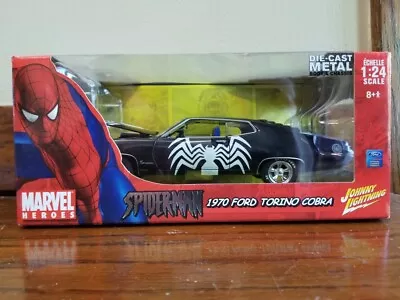 2006 Johnny Lightning 1970 Ford Torino Cobra Spider-Man - 1:24 Marvel Heroes • $100