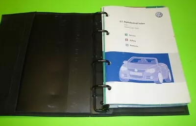 2009 VW EOS OWNERS MANUAL SET 09 W/case VOLKSWAGEN GUIDE LUX KOMFORT • $98.99