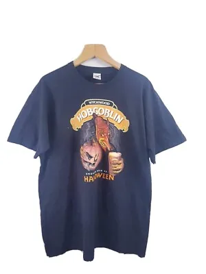 £20.96 • Buy Fruit Of The Loom (Hobgoblin Wychwood Halloween) Mens T-Shirt Black Size XL