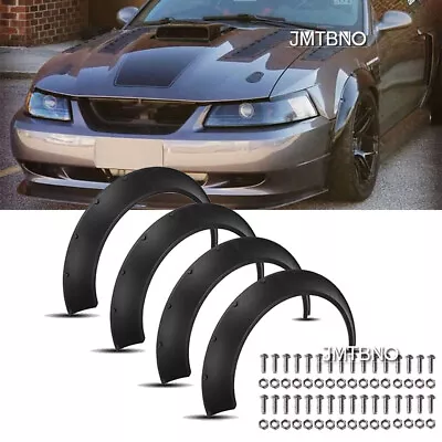 Fender Flares Wide Body Kit Wheel Arches Protector For Ford Mustang Convertible • $109.12