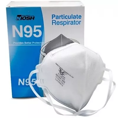 Ultra Health N95 Flat Fold Particulate Respirator Face Mask NIOSH Certified - 2 • $34.33