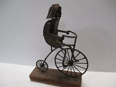 Manuel Felguerrez Metal Sculpture Vintage Early Mexico Modernism Bicycle Bike • $450