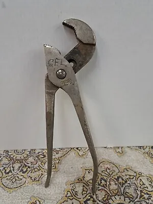 Vintage Palmer Brothers Welloct Tool Corp. 12” Slip-joint Pliers Users Initials  • $5