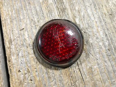 Vintage Antique Bike Bicycle Safe-t-ray Reflector Safetray Red Reflector Used • $39.99