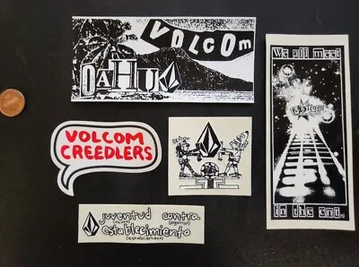 VOLCOM Surf Snowboard BMX Skateboard Vintage Sticker Set Flawless New Old Stock • $9.99