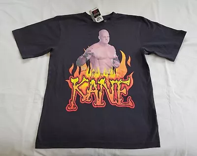 WWE Wrestling Kane Boys Black Printed Short Sleeve T Shirt Size 10 NOS • $19.99