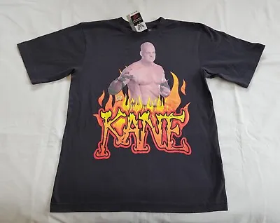 WWE Wrestling Kane Boys Black Printed Short Sleeve T Shirt Size 14 NOS • $19.99