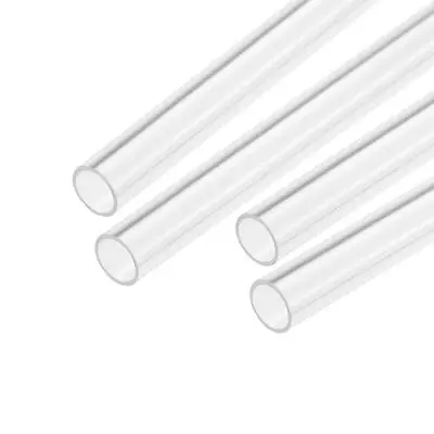 4pcs Acrylic Pipe Clear Rigid Tube 10mm ID 12mm OD 14  For Lamps And Lanterns • $14.41