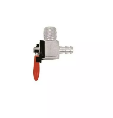 NEW SS FUEL GAS PETCOCK 1/4  NPT Harley TRIUMPH Chopper British Vintage • $17.49