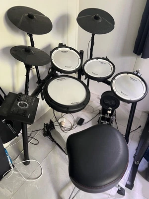 $2480 • Buy Roland TD17KV2S V-Drums Electronic Drum Kit And Extras