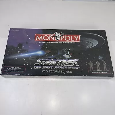 Vintage Monopoly Star Trek The Next Generation Collector's Edition 1998 Sealed • $55