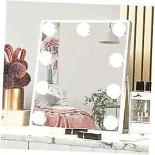  Hollywood Vanity Mirror With Lights 9 LED Bulbs Hollywood Makeup Regular • $20.79